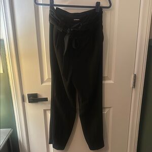 Express Women's Black Tie-Waist Pants